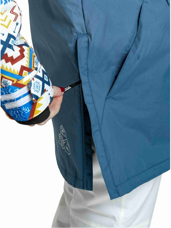 Meatfly Meatfly ženski SNB & SKI jakna Aiko White Jones / Slate Blue