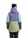 Meatfly Meatfly ženski SNB & SKI jakna Aiko Olive Light / Purple Light