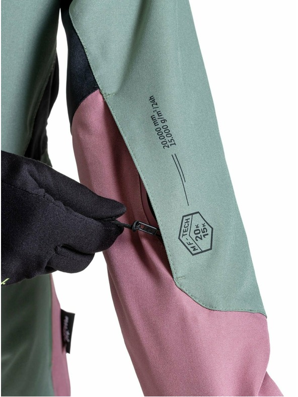 Meatfly Meatfly ženski SNB & SKI jakna Gaia Sea Spray