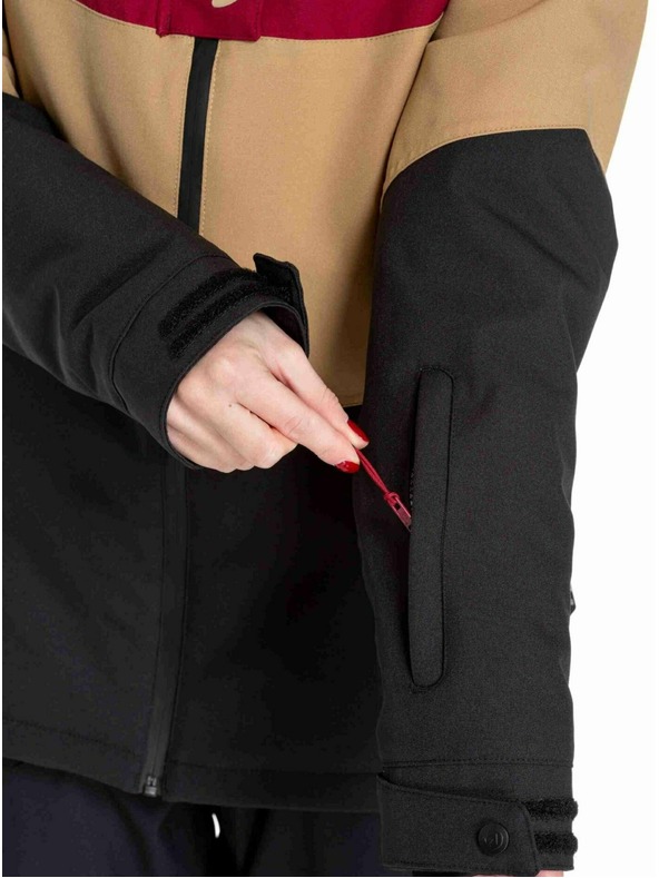 Meatfly Meatfly ženski SNB & SKI jakna Kirsten Beet Red / Black