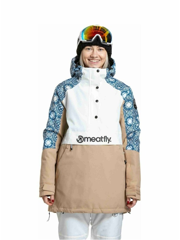 Meatfly Meatfly ženski SNB & SKI jakna Aiko Mosaic / Latte