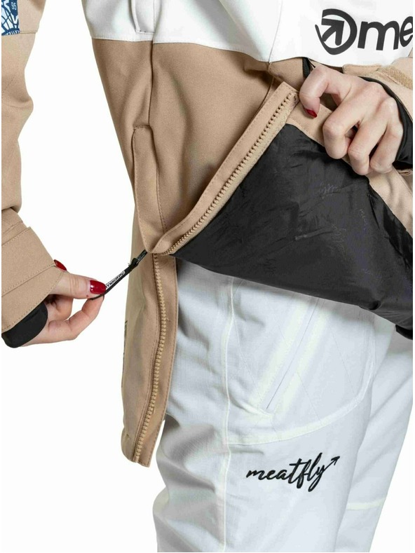 Meatfly Meatfly ženski SNB & SKI jakna Aiko Mosaic / Latte