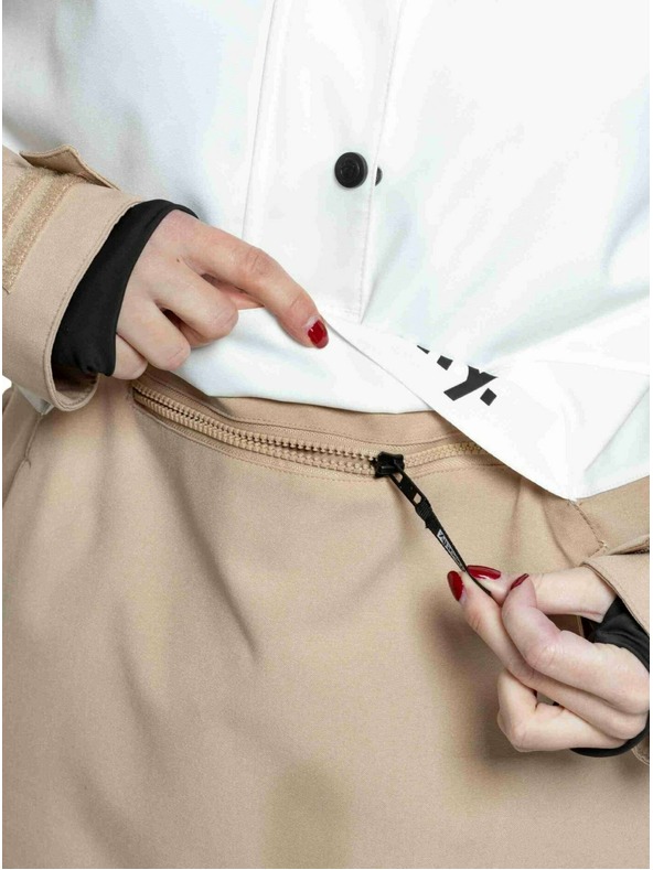 Meatfly Meatfly ženski SNB & SKI jakna Aiko Mosaic / Latte