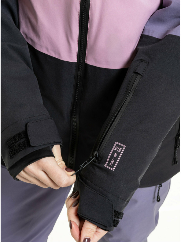 Meatfly Meatfly ženski SNB & SKI jakna Kirsten Black / Purple Light