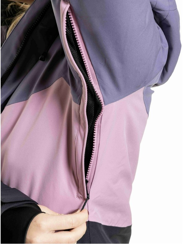 Meatfly Meatfly ženski SNB & SKI jakna Kirsten Black / Purple Light