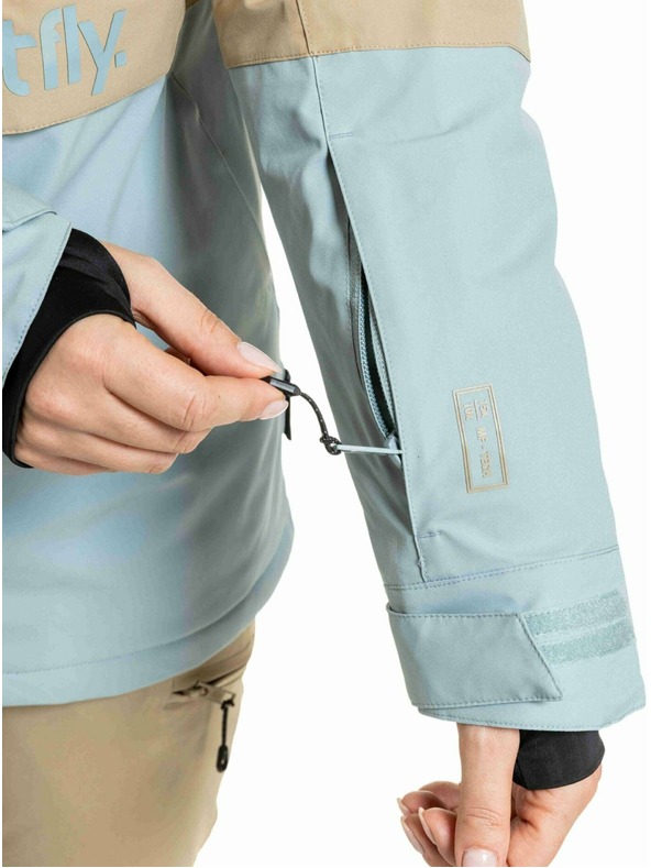 Meatfly Meatfly ženski SNB & SKI jakna Aiko Cloud / Safari