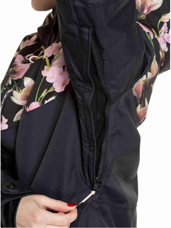 Meatfly Meatfly ženski SNB & SKI jakna Kirsten Magnolia / Black