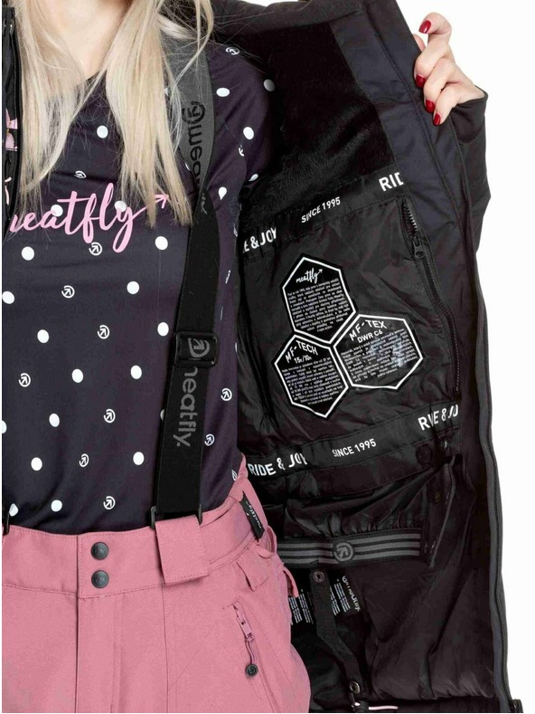 Meatfly Meatfly ženski SNB & SKI jakna Kirsten Magnolia / Black