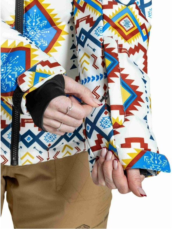 Meatfly Meatfly ženski SNB & SKI jakna Bonie White Jones