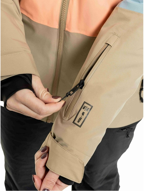 Meatfly Meatfly ženski SNB & SKI jakna Kirsten Safari / Cloud