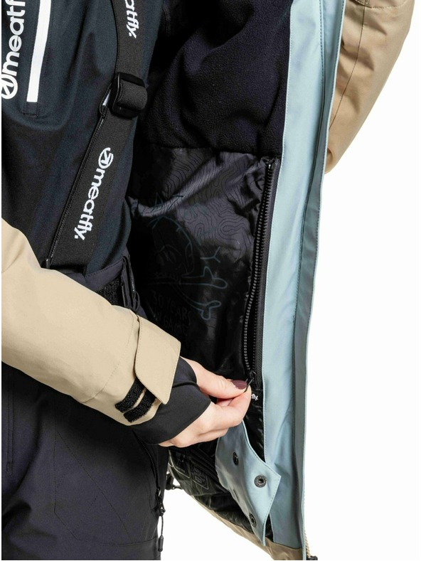 Meatfly Meatfly ženski SNB & SKI jakna Kirsten Safari / Cloud