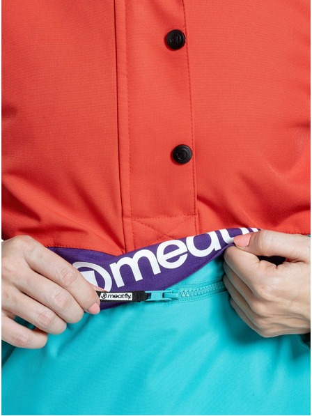 Meatfly Meatfly ženski SNB & SKI jakna Aiko Turquoise/Ferrari Red