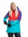 Meatfly Meatfly ženski SNB & SKI jakna Aiko Turquoise/Ferrari Red