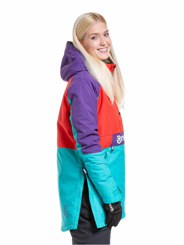 Meatfly Meatfly ženski SNB & SKI jakna Aiko Turquoise/Ferrari Red