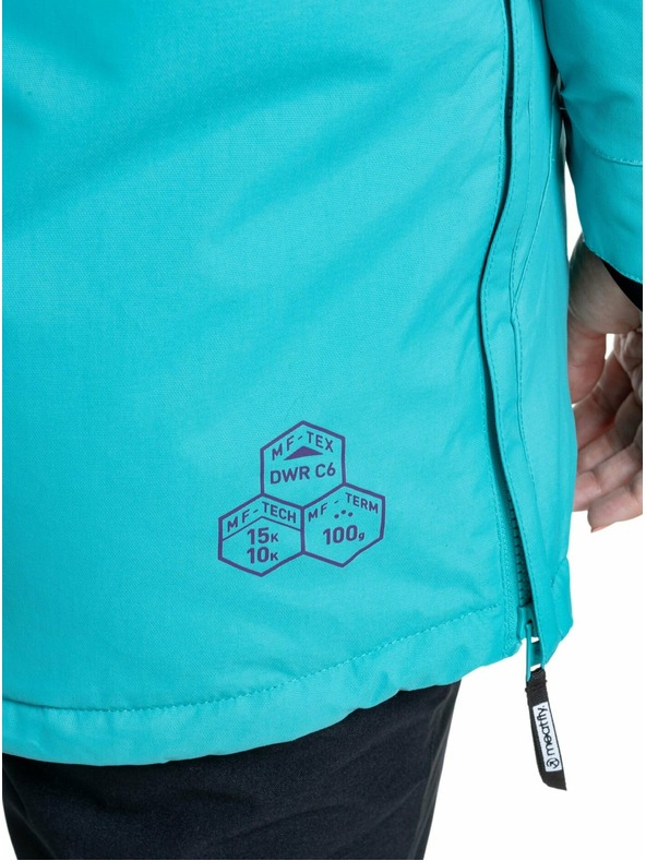 Meatfly Meatfly ženski SNB & SKI jakna Aiko Turquoise/Ferrari Red