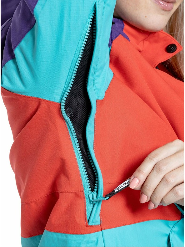 Meatfly Meatfly ženski SNB & SKI jakna Aiko Turquoise/Ferrari Red