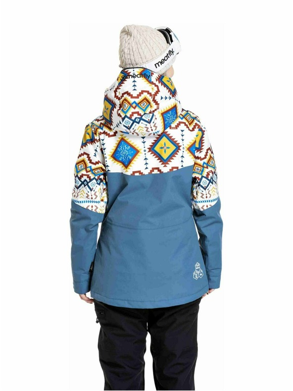 Meatfly Meatfly ženski SNB & SKI jakna Kirsten White Jones / Slate Blue