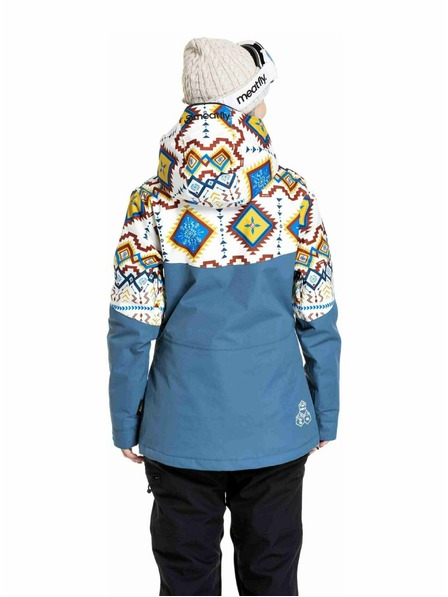 Meatfly Meatfly ženski SNB & SKI jakna Kirsten White Jones / Slate Blue