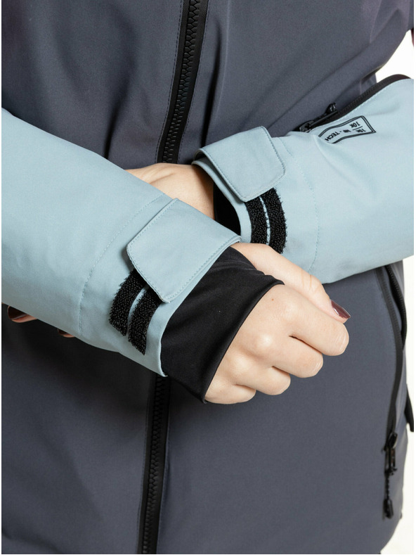 Meatfly Meatfly ženski SNB & SKI jakna Kirsten Grey Dark / Pink