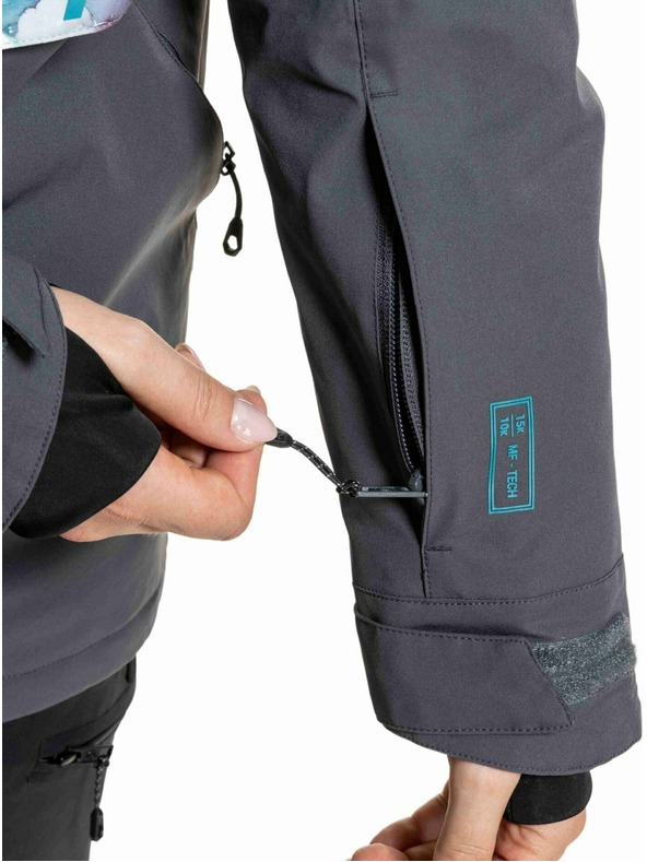 Meatfly Meatfly ženski SNB & SKI jakna Aiko Pink Flowers