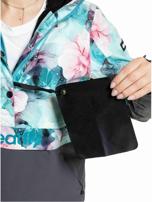 Meatfly Meatfly ženski SNB & SKI jakna Aiko Pink Flowers