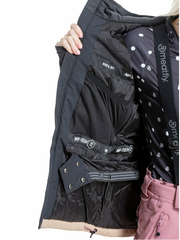 Meatfly Meatfly ženski SNB & SKI jakna Gaia Beet Red