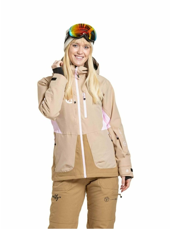 Meatfly Meatfly ženski SNB & SKI jakna Gaia Latte