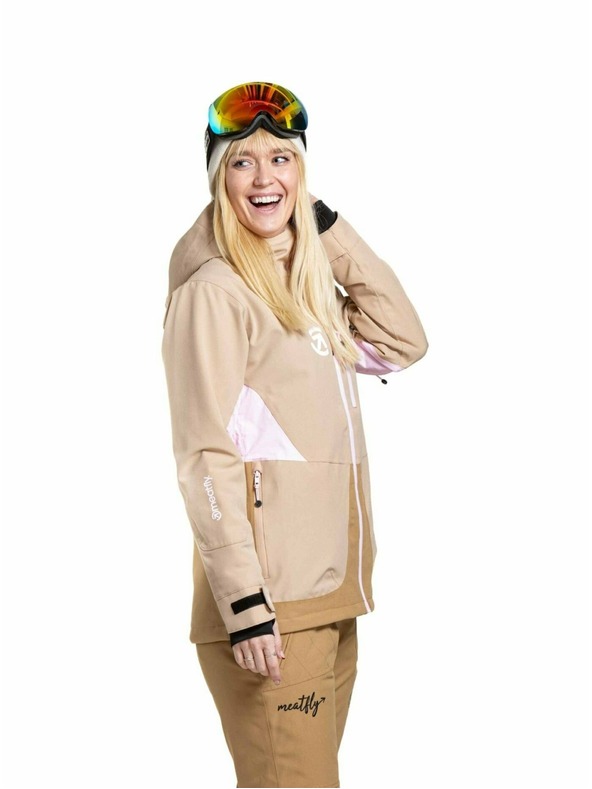 Meatfly Meatfly ženski SNB & SKI jakna Gaia Latte