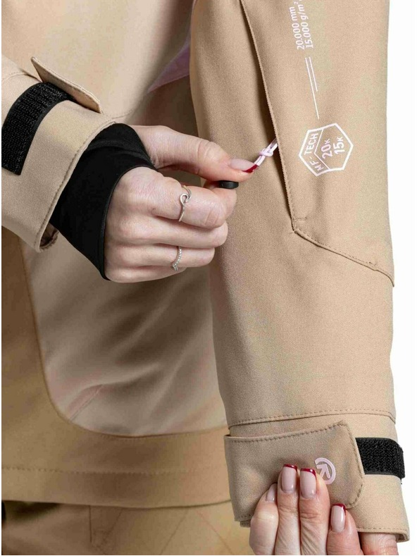 Meatfly Meatfly ženski SNB & SKI jakna Gaia Latte