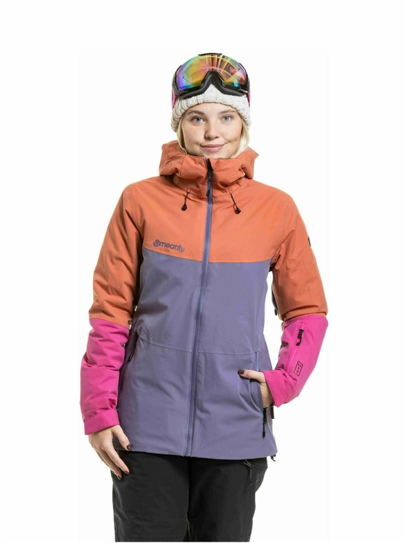 Meatfly Meatfly ženski SNB & SKI jakna Kirsten Purple Light / Mango