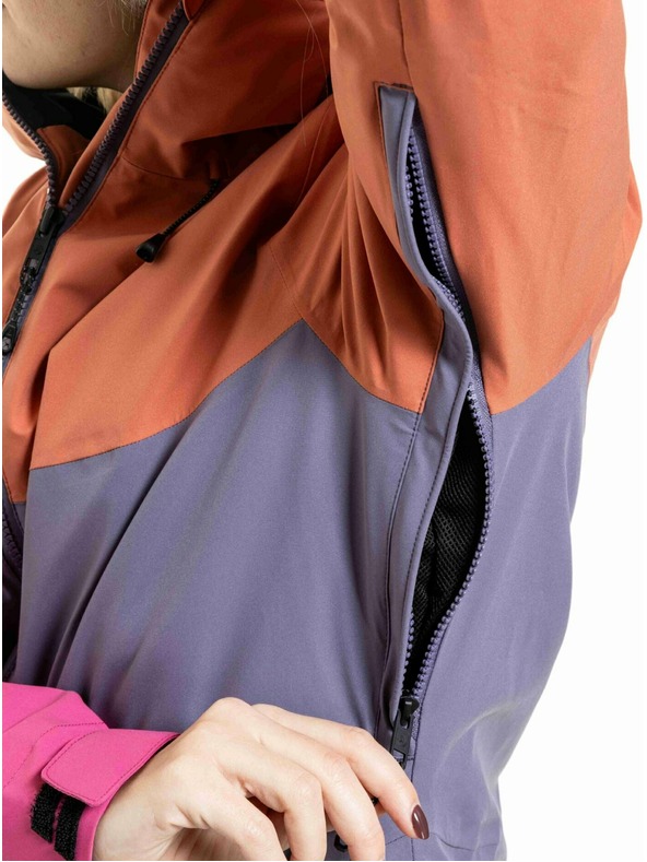 Meatfly Meatfly ženski SNB & SKI jakna Kirsten Purple Light / Mango