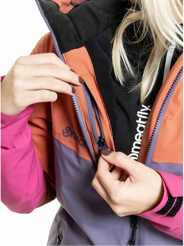 Meatfly Meatfly ženski SNB & SKI jakna Kirsten Purple Light / Mango