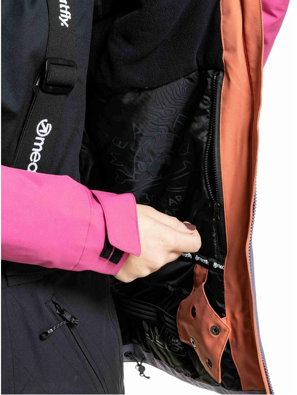 Meatfly Meatfly ženski SNB & SKI jakna Kirsten Purple Light / Mango