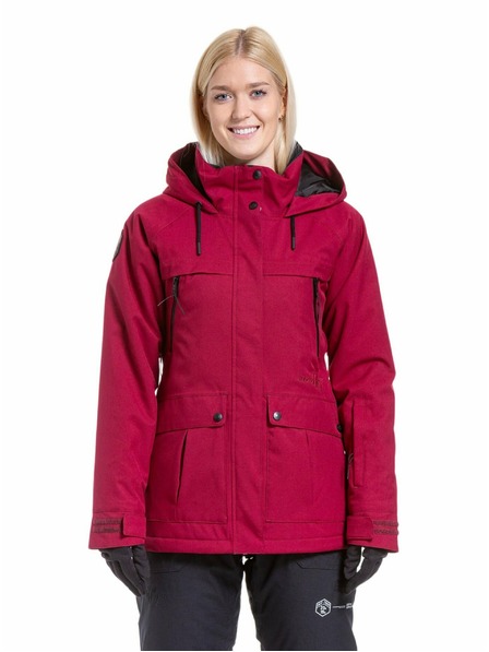 Meatfly Meatfly ženski SNB & SKI jakna Terra Beet Red