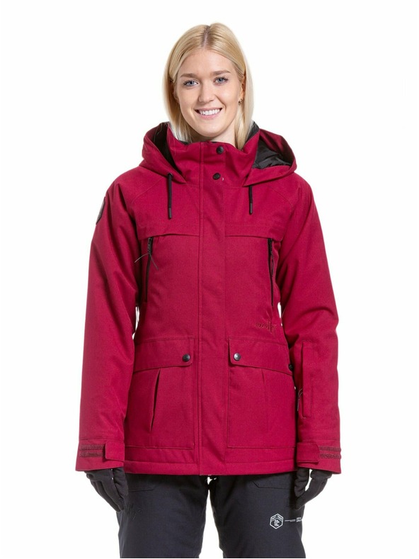 Meatfly Meatfly ženski SNB & SKI jakna Terra Beet Red