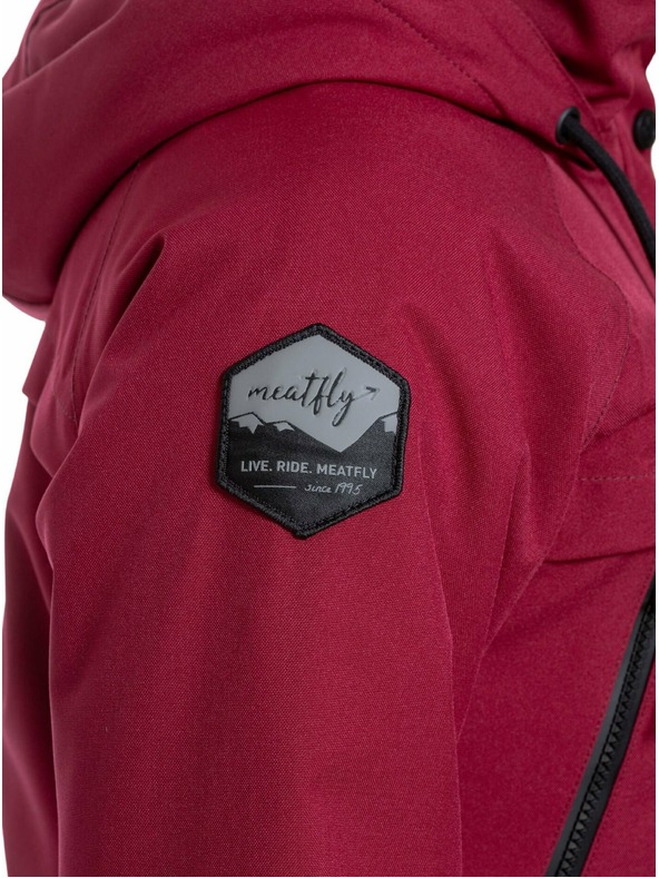 Meatfly Meatfly ženski SNB & SKI jakna Terra Beet Red