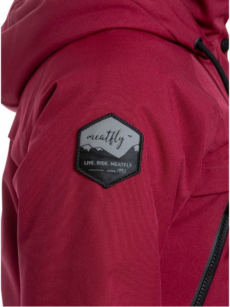 Meatfly Meatfly ženski SNB & SKI jakna Terra Beet Red