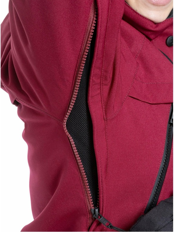 Meatfly Meatfly ženski SNB & SKI jakna Terra Beet Red