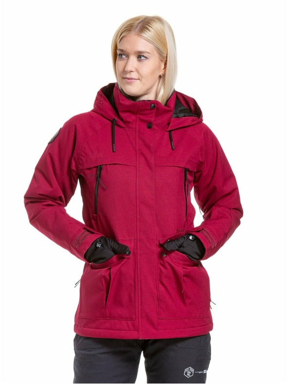 Meatfly Meatfly ženski SNB & SKI jakna Terra Beet Red