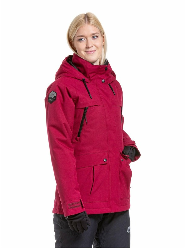 Meatfly Meatfly ženski SNB & SKI jakna Terra Beet Red
