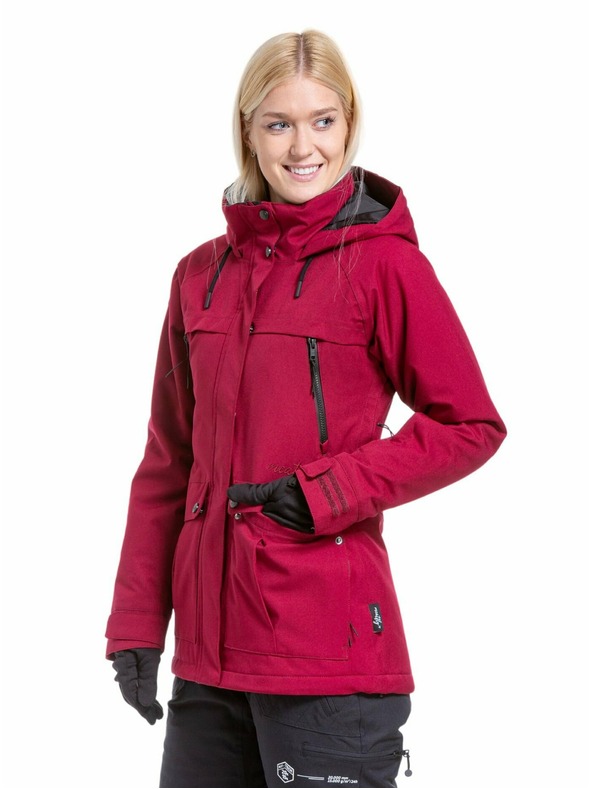 Meatfly Meatfly ženski SNB & SKI jakna Terra Beet Red