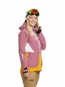 Meatfly Meatfly ženski SNB & SKI jakna Gaia Dusty Rose / Sunflower