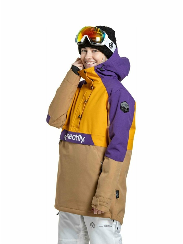 Meatfly Meatfly ženski SNB & SKI jakna Aiko Sunflower / Tan