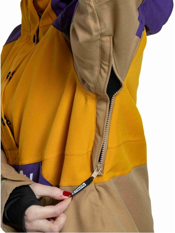 Meatfly Meatfly ženski SNB & SKI jakna Aiko Sunflower / Tan