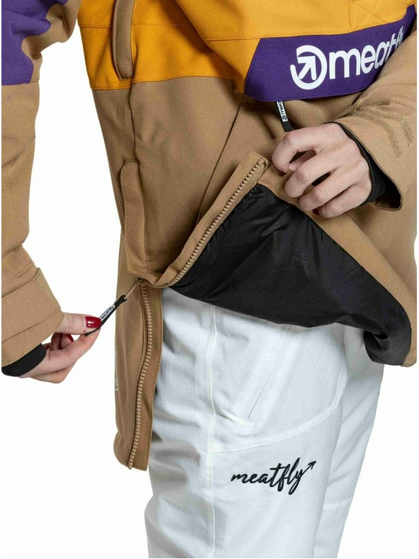 Meatfly Meatfly ženski SNB & SKI jakna Aiko Sunflower / Tan