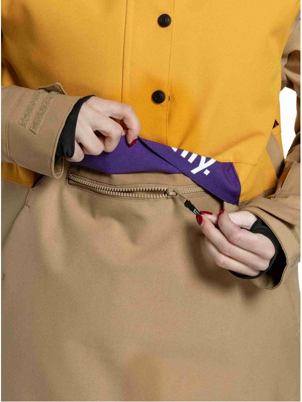 Meatfly Meatfly ženski SNB & SKI jakna Aiko Sunflower / Tan