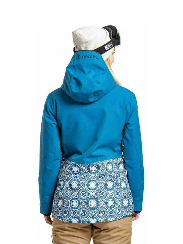 Meatfly Meatfly ženska SNB & SKI jakna Gaia Mosaic / Blue