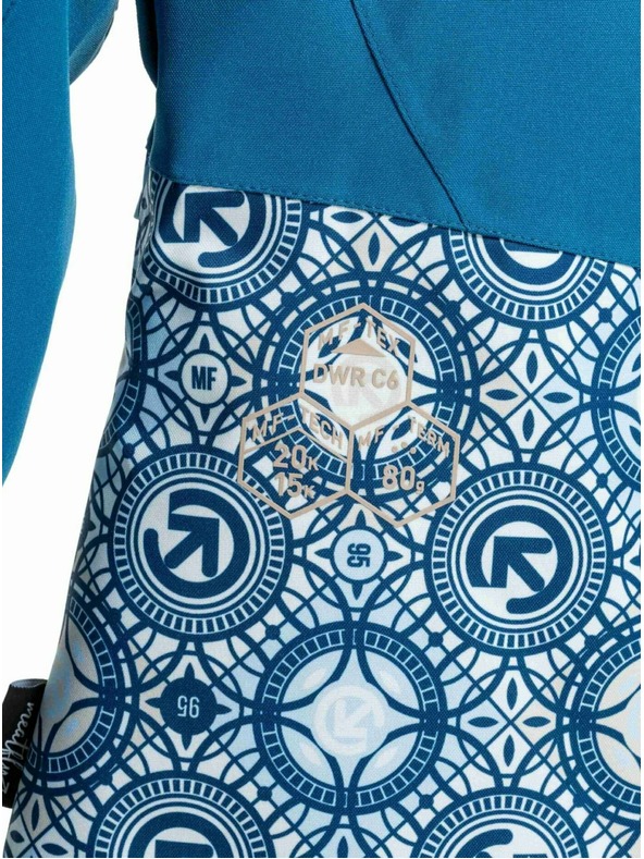 Meatfly Meatfly ženska SNB & SKI jakna Gaia Mosaic / Blue