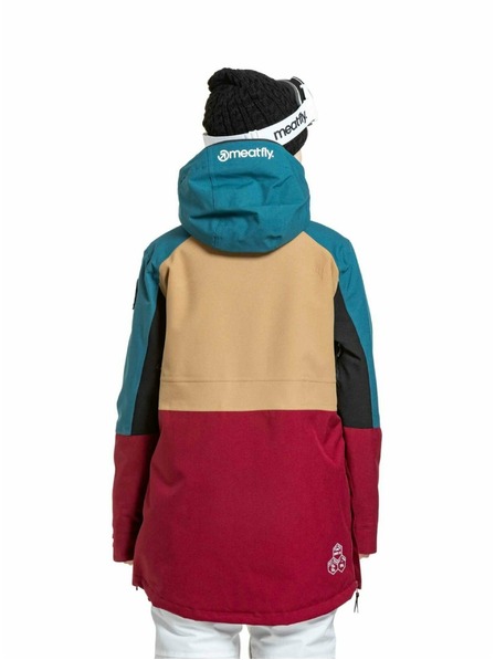 Meatfly Meatfly ženska SNB & SKI jakna Aiko Beet Red / Blue