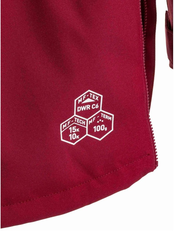 Meatfly Meatfly ženska SNB & SKI jakna Aiko Beet Red / Blue